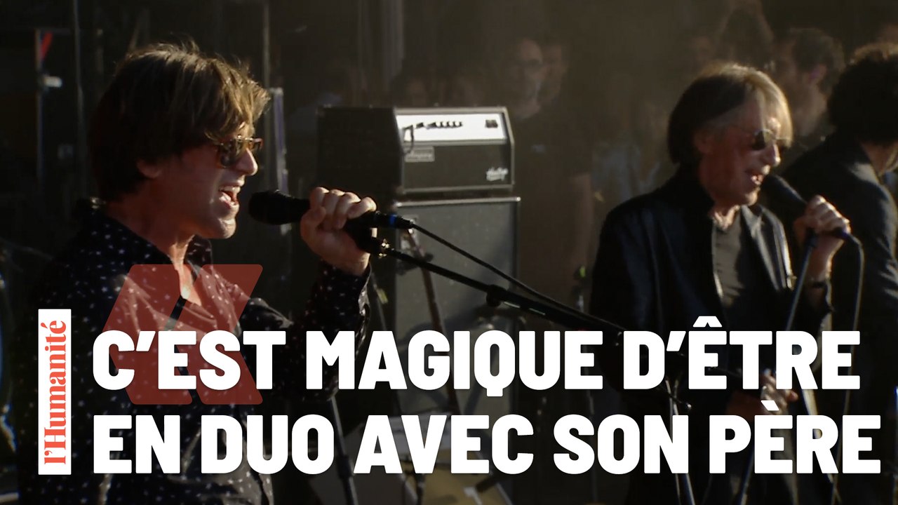 Jacques et Thomas Dutronc... La fête à deux c'est mieux