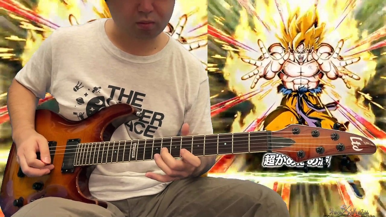 Dragon Ball Z Dokkan Battle OST Guitar Cover-Teq LR SSJ Goku Active skill theme