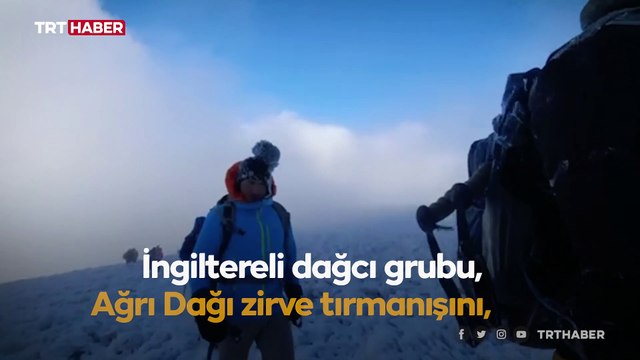 Ağrı Dağı'nın zirvesinde Kraliçe Elizabeth'i andılar