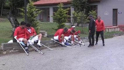 Ampute Futbol Milli Takımı Dünya Kupası hazırlıklarını sürdürüyor
