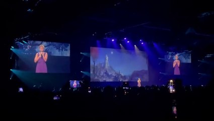 Ariana DeBose sings “More For Us” from upcoming animated feature Wish at the D23Expo