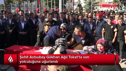 Şehit Astsubay Ağıl son yolculuğuna uğurlandı