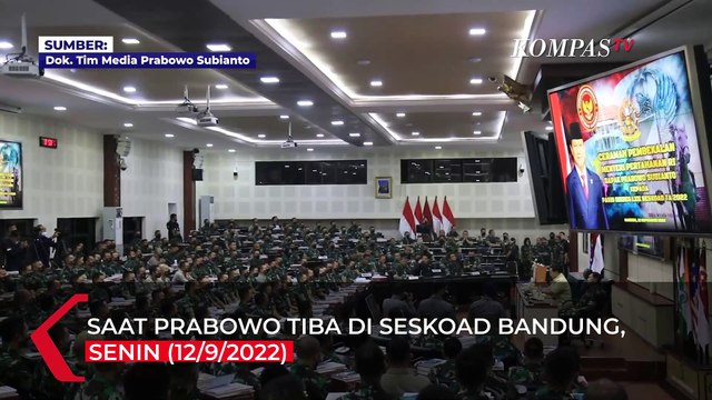 Prabowo Semangati Para Perwira Siswa: Never Surrender Never Give Up!
