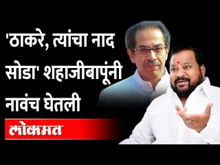 शहाजीबापूंनी ठाकरेंच्या 'खास' माणसांची नावंच सांगितली | Shahaji Bapu Patil