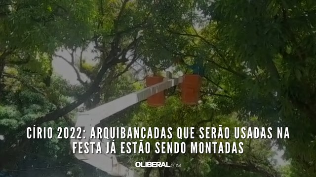 Círio 2022: arquibancadas que serão usadas na festa já estão sendo montadas