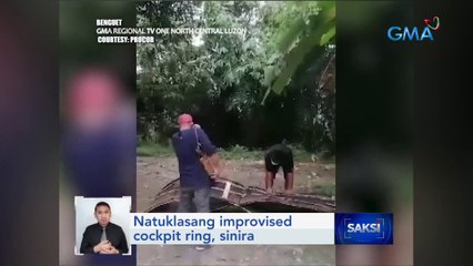Natuklasang improvised cockpit ring, sinira | Saksi