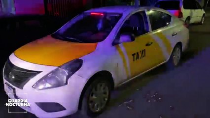 Un taxista fue asaltado por su propio pasajero en la colonia La Expenal de Guadalajara