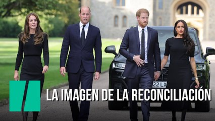 Guillermo y Harry agradecen juntos el apoyo de los británicos