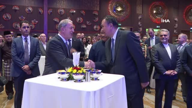 Milli Savunma Bakanı Akar, Malezya Milli Günü Resepsiyonu'nda konuştu