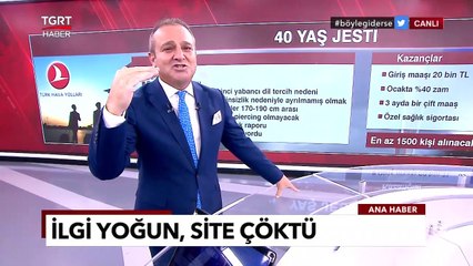 THY İlana Çıktı Sitesi Çöktü! Yüzlerce Hostes Alınacak, Yaş Sınırı Şaşırttı: İşte Şartlar... - TGRT