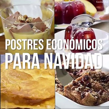 Recetas de postres económicos y fáciles para Navidad
