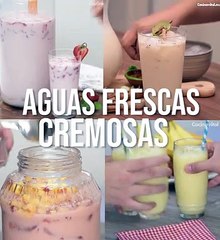 Download Video: Recetas de aguas cremosas para refrescarte