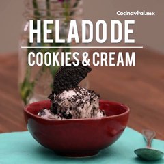Helado Cookies & Cream | Cocina Vital