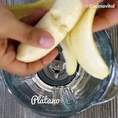 Receta de Licuado de plátano, chía y amaranto: post entrenamiento | Cocina Vital