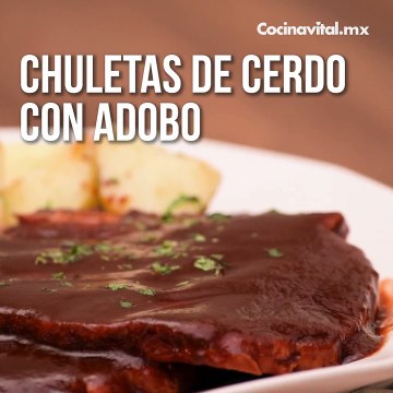 Receta de chuletas de cerdo en adobo | Cocina Vital