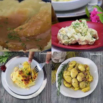 Recetas de guarniciones con papa | Cocina Vital