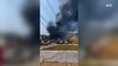Incêndio provoca explosões e destrói 14 ônibus em Mariana