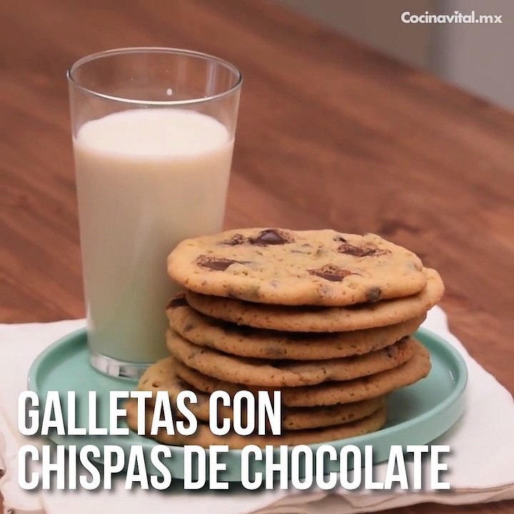 Receta de Galletas con chispas de chocolate caseras, ¡fáciles! - Cocina Vital