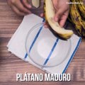 Receta de Panqué de plátano, nueces y chispas de chocolate - Cocina Vital