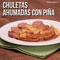 Receta de Chuletas de cerdo ahumadas con piña - Cocina Vital