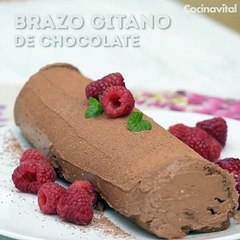 Receta de Tronco navideño de chocolate | Cocina Vital