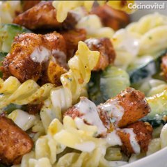 Receta de Ensalada de Pasta con salmón y yogurt | Cocina Vital
