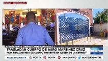 Familiares, amigos y excompañeros dan último adiós al aspirante a oficial Jairo Martínez, muerto en la ANAPO