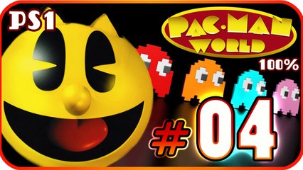 Pac-Man World Walkthrough Part 4 (PS1) Funhouse Area - 100%