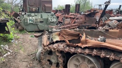 شاهد: مدينة إيزيوم الأوكرانية بعد "تحريرها" من القوات الروسية