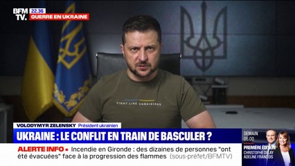 L'armée ukrainienne a "repris 6000 km2 de territoire" aux Russes, affirme Volodymyr Zelensky