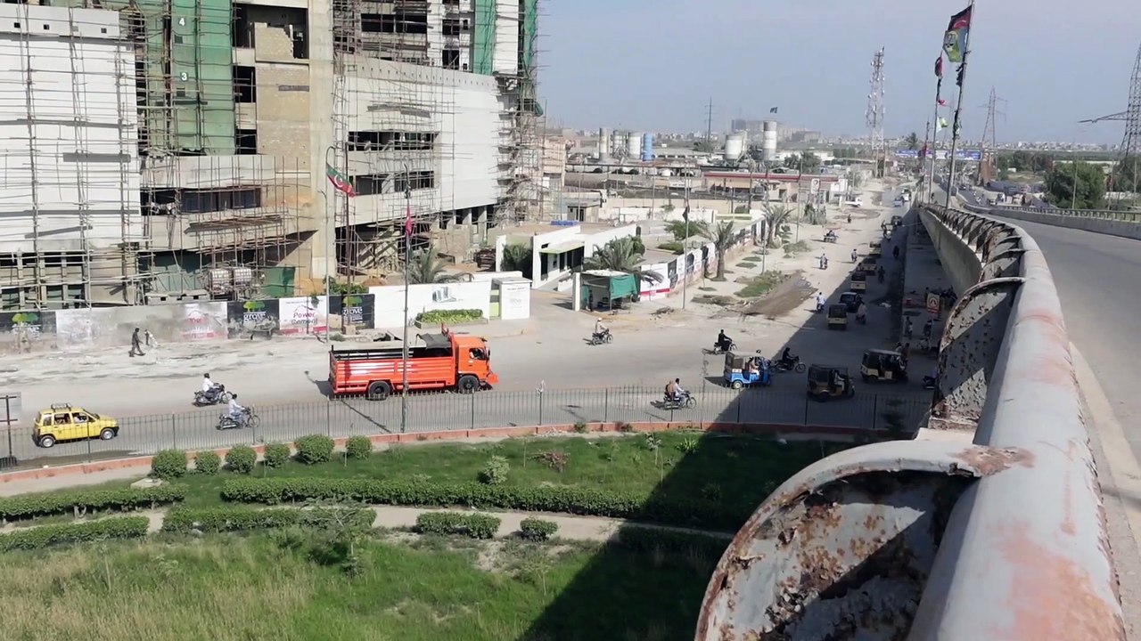 Discover the Real Walking Tour, City Walking Qayyumabad flyover, Karachi, Sindh, Pakistan