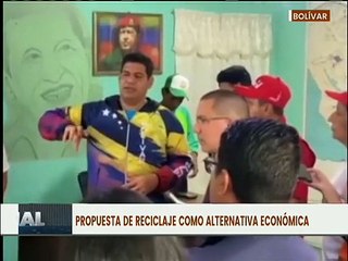 Comunidad de San Félix presenta propuesta de reciclaje como alternativa económica en el edo. Bolívar