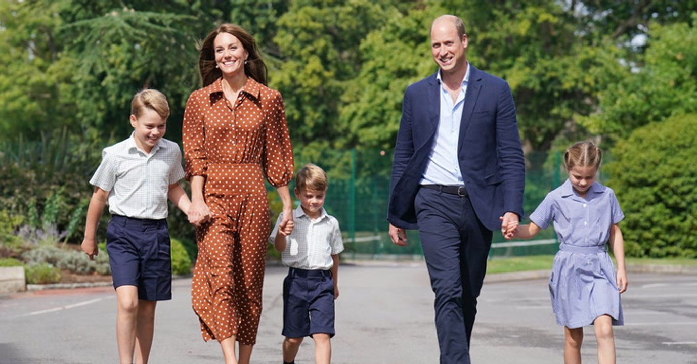 Charlotte, george und louis: sie werden nun so angesprochen