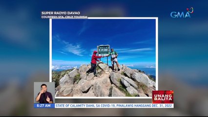 83-anyos na taga-Davao City, kinilala bilang pinakamatandang nakaakyat sa Mt. Apo | UB