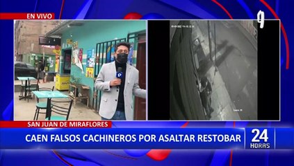 SJM: falsos ‘cachineros’ asaltaron por tercera vez restobar durante la madrugada