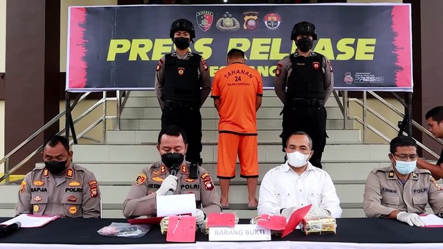 Nekat Bawa Narkoba 4 Kg, Seorang Warga Asal Rasau Kubu Raya Diamankan Polres Sanggau