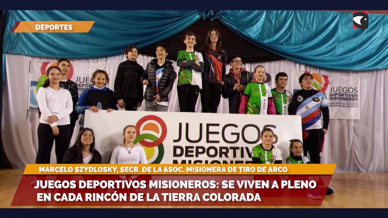 Sala cinco Juegos deportivos misioneros se viven a pleno en cada rincón de la tierra colorada