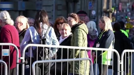 Tearful mourners express how they felt walking past Queen's coffin