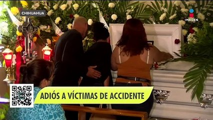 Dan último adiós a víctimas del accidente en Villa Ahumada