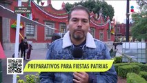 Así van los preparativos para las fiestas patrias en Coyoacán