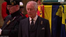 The Queen's children hold a vigil as Her Majesty's coffin arrives at St Giles Cathedral, Edinburgh | September 13, 2022 | ACM