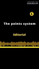 Editorial en ingles: The Points System