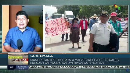 Movimientos sociales guatemaltecos se manifestaron en contra del encarecimiento de la vida