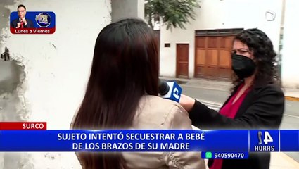 Surco: Identifican rostro de sujeto que intentó secuestrar a bebé de los brazos de su madre