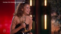 Zendaya Gives Heart-Felt Emmys Speech Thanking All the Rues