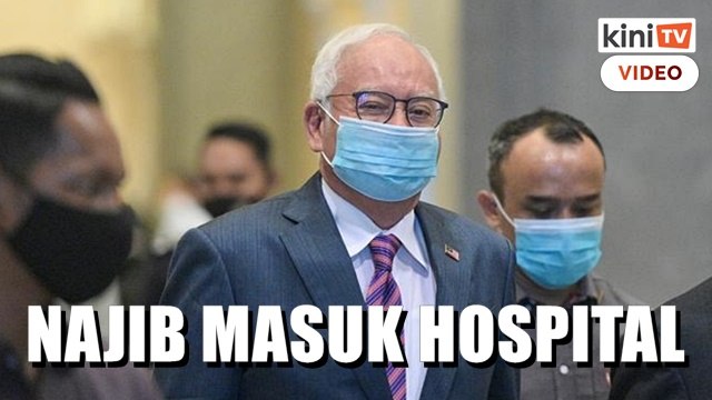 Najib dimasukkan ke hospital, perbicaraan 1MDB ditangguh