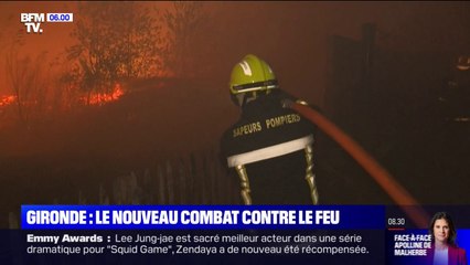 Gironde: 400 hectares de végétation ont brûlé dans l'incendie qui s'est déclenché à Saumos