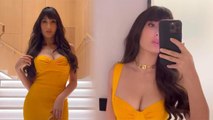 Nora Fatehi Yellow Revealing Dress में Figure Flaunt करते Video Viral । Boldsky *Entertainment