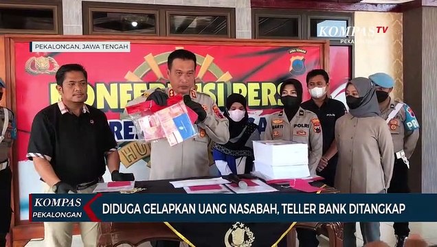 Diduga Gelapkan Uang Nasabah, Teller Bank Ditangkap