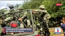 Pobladores de Arcelia, Guerrero expulsaron a militares